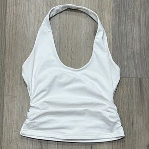 White Halter Tank